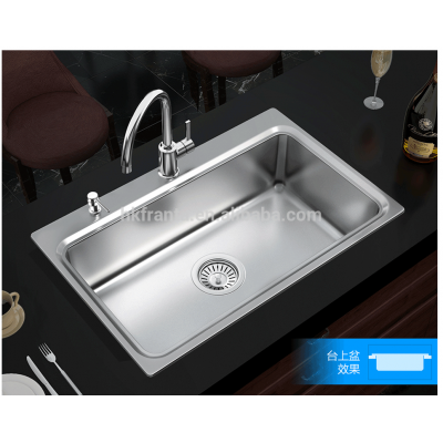 30 inch large single bowl kitchen sink stainless steel