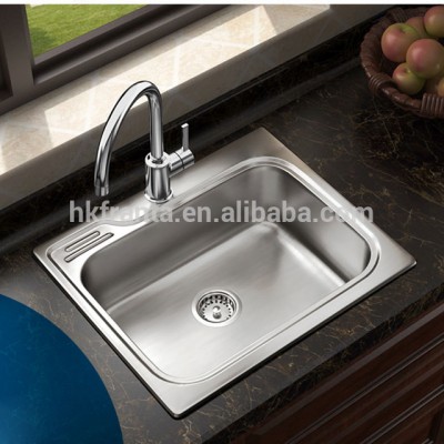 22 gauge Stainless steel 304 deep drawing topmount Sink for kitchen