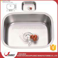 Free-Standing Commercial Sus304 Stainless Steel Kitchen Sink Double Bowl