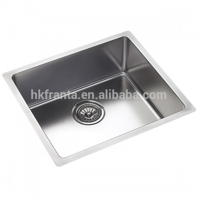 Radius15 Small single bowl rectangular 20 gauge stainless steel undermount sink